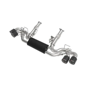 aFe MACH Force-Xp 3in to 2-1/2in 304SS Cat-Back 2020 Chevy Corvette (C8) 6.2L - Carbon Fiber Tip