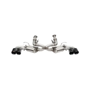 Corsa 20-25 Chevrolet Corvette C8 RWD 3in Valved Cat-Back w/AFM w/4.5in Carbon Fiber Black PVD Tips