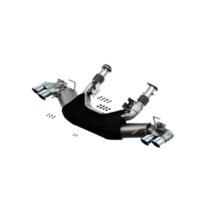 Borla 2020 Chevrolet Corvette C8 6.2L ATAK 3in Exhaust System Dual Round Angle Cut Carbon Fiber Tips