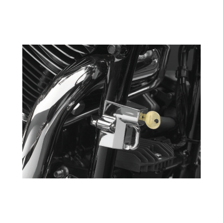 Kuryakyn Universal Helmet Lock - Chrome & Black Mount Options 1 Kuryakyn Universal Helmet Lock - Chrome & Black Mount Options