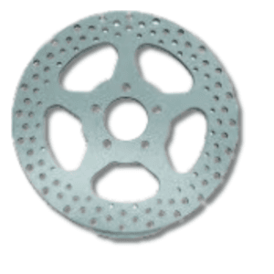 Bikers Choice 79-99 Big Twin XL 11.5 Inch Rear 5 Spoke Drilled Stainless Rotor