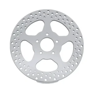 Bikers Choice 79-99 Big Twin XL 11.5 Inch Rear 5 Spoke Drilled Stainless Rotor