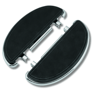 Bikers Choice 82-20 FLH FLT 86-17 FLST Chrome Half-Moon Floorboard Kit