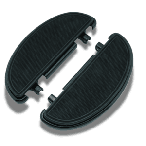 Bikers Choice 82-Up FLH FLT 86-17 FLST Black Half-Moon Floorboard Kit