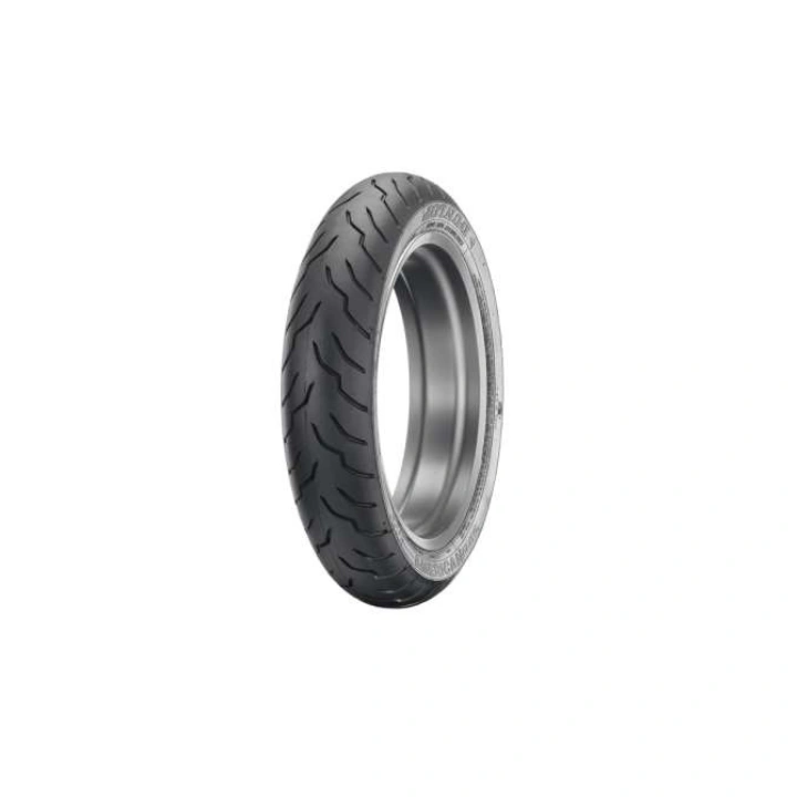 Dunlop American Elite Bias Front Tire - 130/80B17 M/C 65H TL - Narrow Whitewall 1 Dunlop American Elite Bias Front Tire - 13080B17 MC 65H TL - Narrow Whitewall