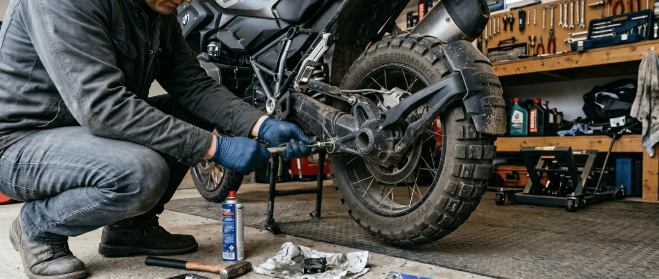 How to change brake pads on your motorcycle at home, DIY