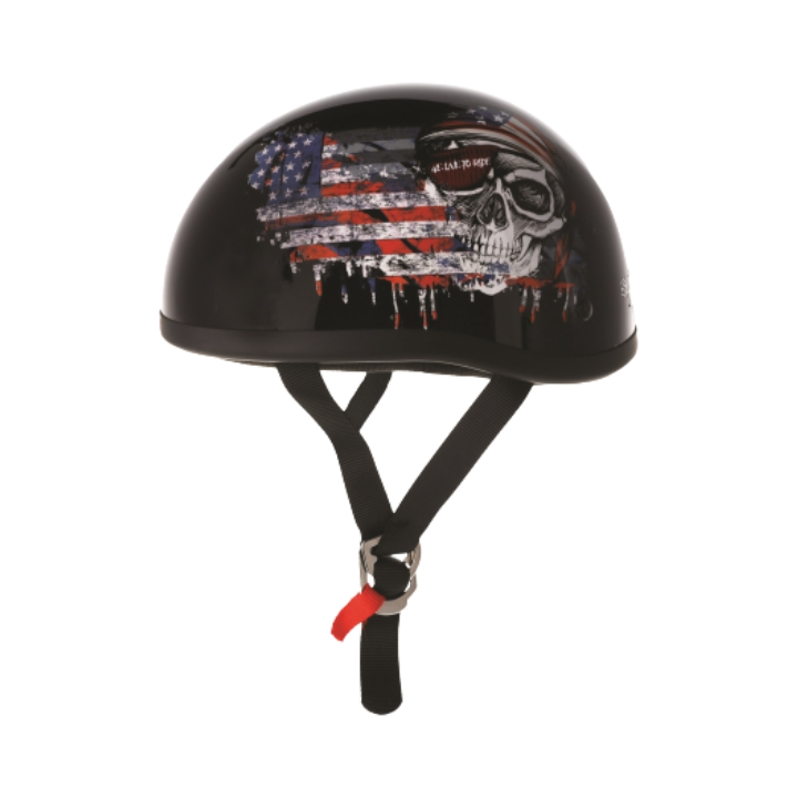 Skid Lid Original Helmet | Freedom & Live To Ride Graphics 2 Skid Lid Original Helmet | Freedom & Live To Ride Graphics