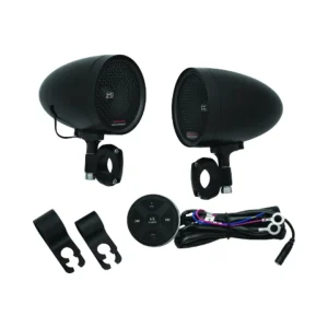 Kuryakyn Road Thunder Speaker Pods Bluetooth Audio Controller Black