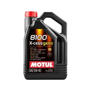 Motul 8100 X-CESS Gen2 5W40 Engine Oil 5L
