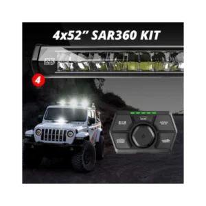 XK Glow SAR360 Light Bar Kit Emergency Search and Rescue Light System (4) 52In