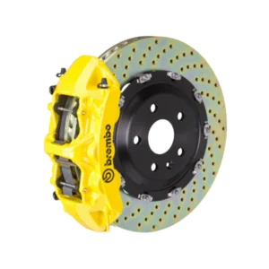 Brembo 12-18 A6 3.0T/12-18 A7 3.0T Front GT BBK 6 Piston Cast 380x34 2pc Rotor Drilled- Yellow