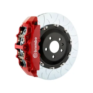 Brembo 01-04 996 Turbo (Excl PCCB) Fr GT BBK 6Pis Cast 380x34 2pc Rotor Slotted Type3-Red