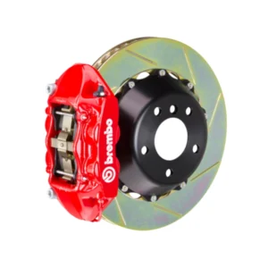 Brembo Rear GT BBK 4-Piston 380mm Slotted Red | 15-23 Mustang