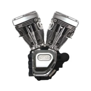 S&S Cycle 07-16 Touring Models T111 T-Series Long Block Engine - Wrinkle Black