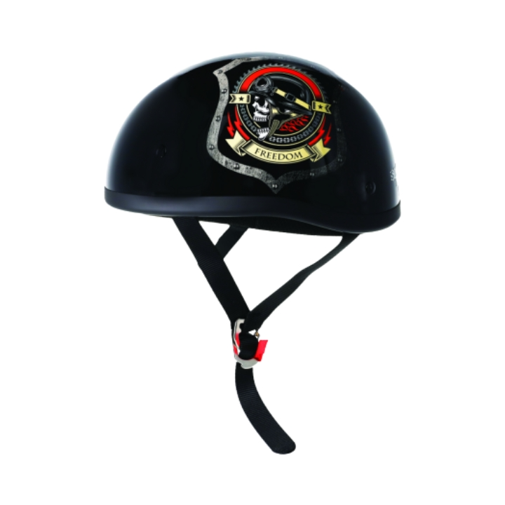 Skid Lid Original Helmet | Freedom & Live To Ride Graphics 1 Skid Lid Original Helmet | Freedom & Live To Ride Graphics